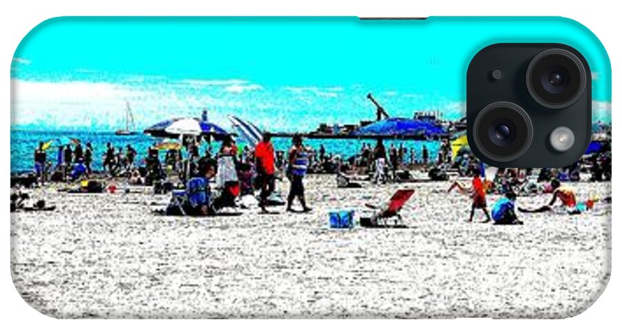 Beach iPhone Case featuring the photograph Beach and Carnival by Jeremy Hall