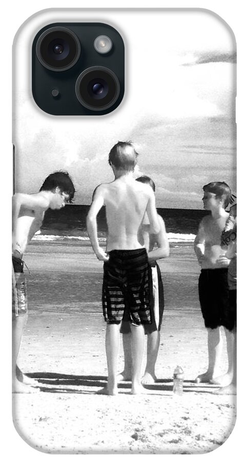 Beach iPhone Case featuring the photograph Beach Huddle by WaLdEmAr BoRrErO