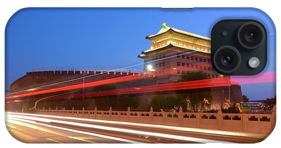 Chinese Culture iPhone Case featuring the photograph Beautiful Beijing Night Scene - by Phototalk