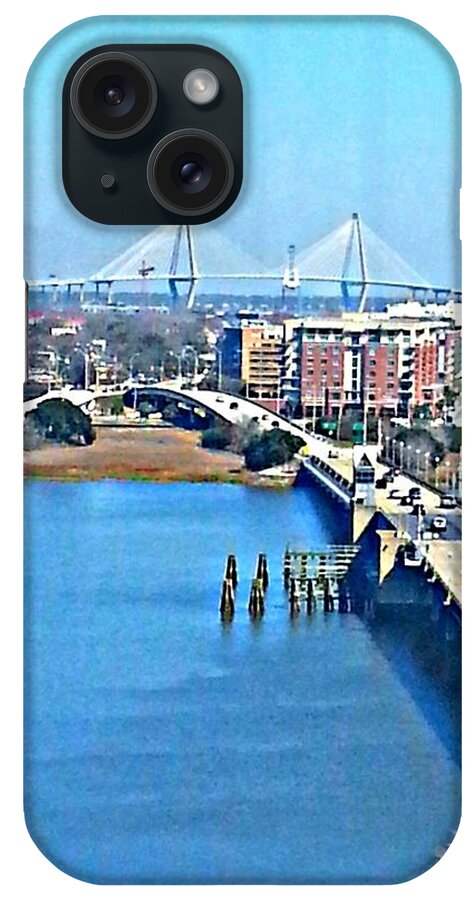 Charleston iPhone Case featuring the photograph Charleston S C City View by Joetta Beauford