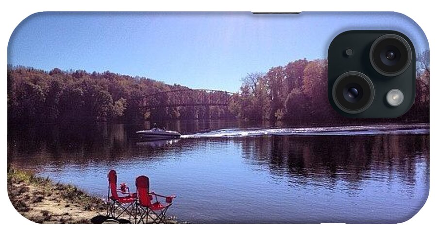 Autumn iPhone Case featuring the photograph Beautiful Connecticut River by Nicole Riccio