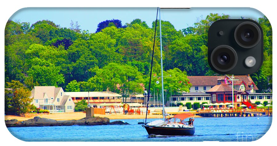 Sailboat iPhone Case featuring the photograph Beautiful Day for Sailing by Judy Palkimas