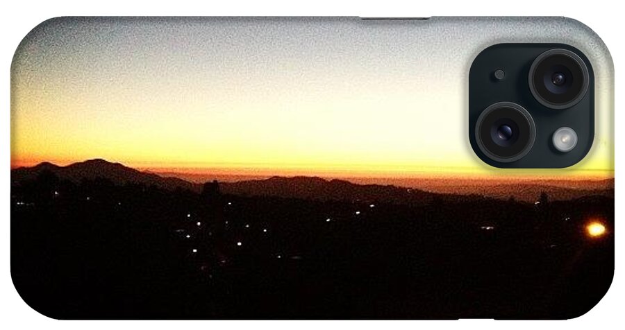 Sunset iPhone Case featuring the photograph Beautiful Night, Dinner, Relaxing And by Robert Roslauski