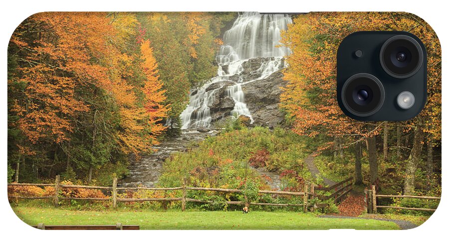 Beaver Brook Falls iPhone Case featuring the photograph Beaver Brook Falls Colebrook New Hampshire by Ken Brown