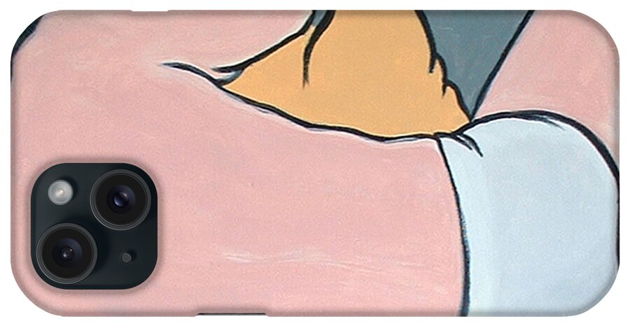 Nude iPhone Case featuring the painting Bedscape Five-Thirty AM by Stan Magnan