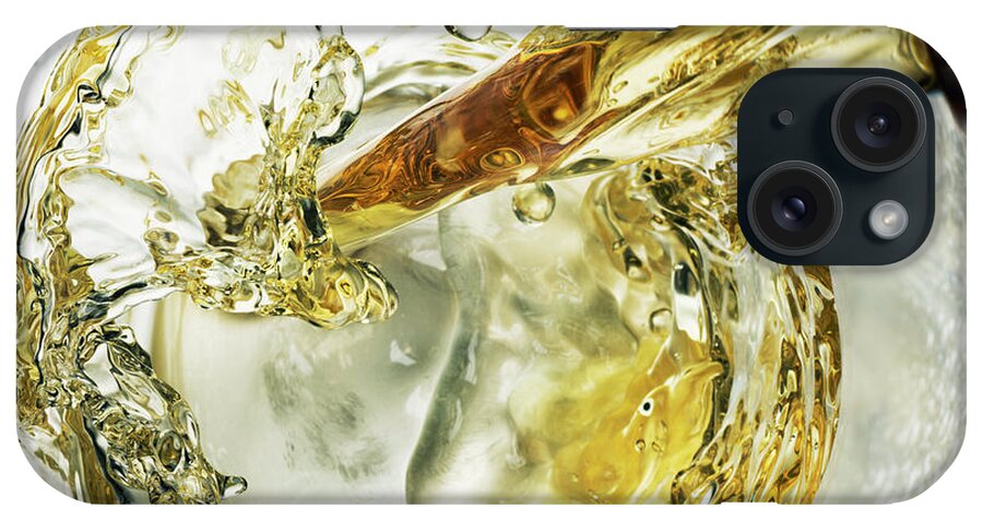 Cold Temperature iPhone Case featuring the photograph Beer Pour Overhead by Jack Andersen