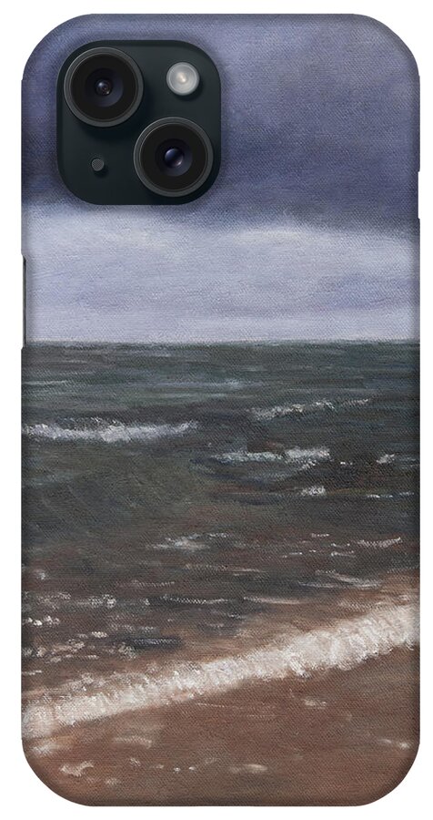 Sea iPhone Case featuring the painting Before The Rain #2 by Masami Iida