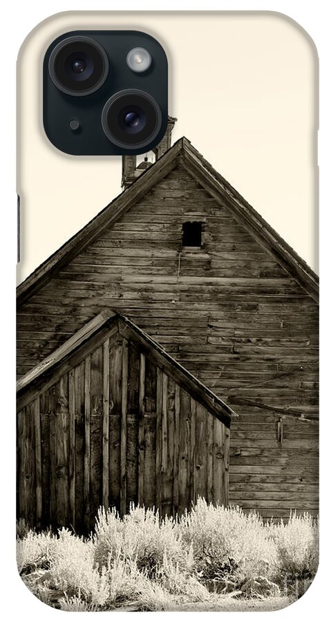Bodie iPhone Case featuring the photograph Behind the Steeple By Diana Sainz by Diana Raquel Sainz