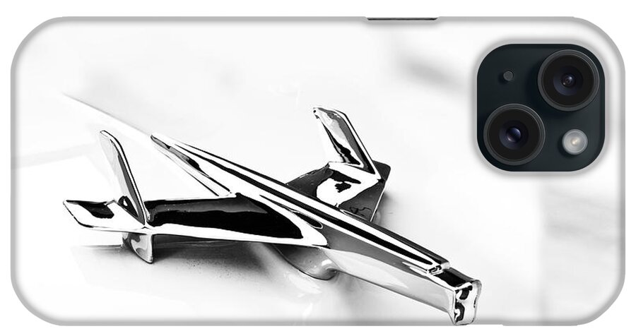 Chevrolet Hood Ornament iPhone Case featuring the photograph Bel Air Hood Ornament by Mark Rogan