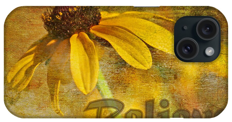 Daisy iPhone Case featuring the photograph Believe by HH Photography of Florida