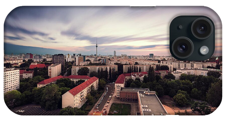 Berlin iPhone Case featuring the photograph Berlin Cityscape by Ricowde