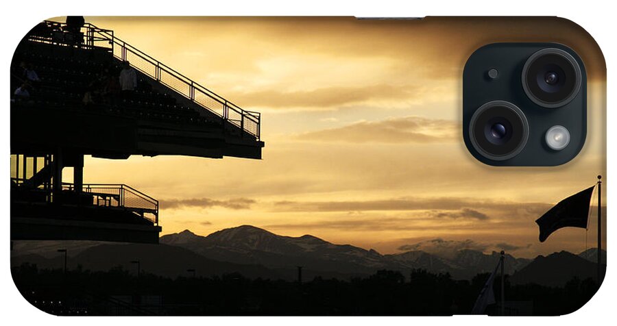 Americana iPhone Case featuring the photograph Best View of All - Rockies Stadium by Marilyn Hunt