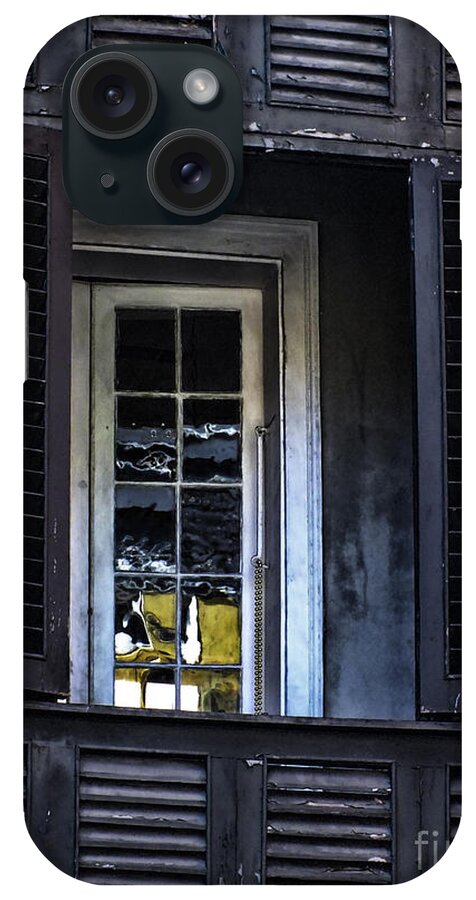 Shutter iPhone Case featuring the photograph Between The Shutters by Frances Ann Hattier