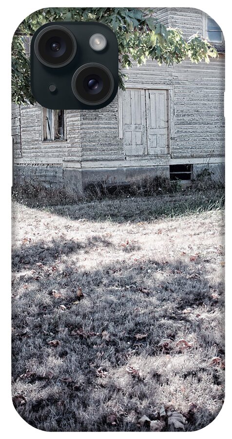 Abandoned House iPhone Case featuring the photograph Between These Walls by Bonnie Bruno