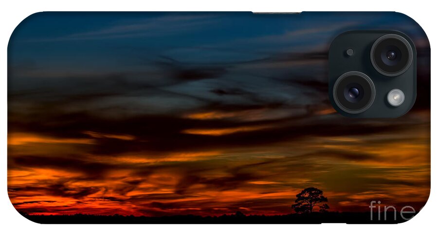 Art Prints iPhone Case featuring the photograph Big Sky After Sunset by Dave Bosse