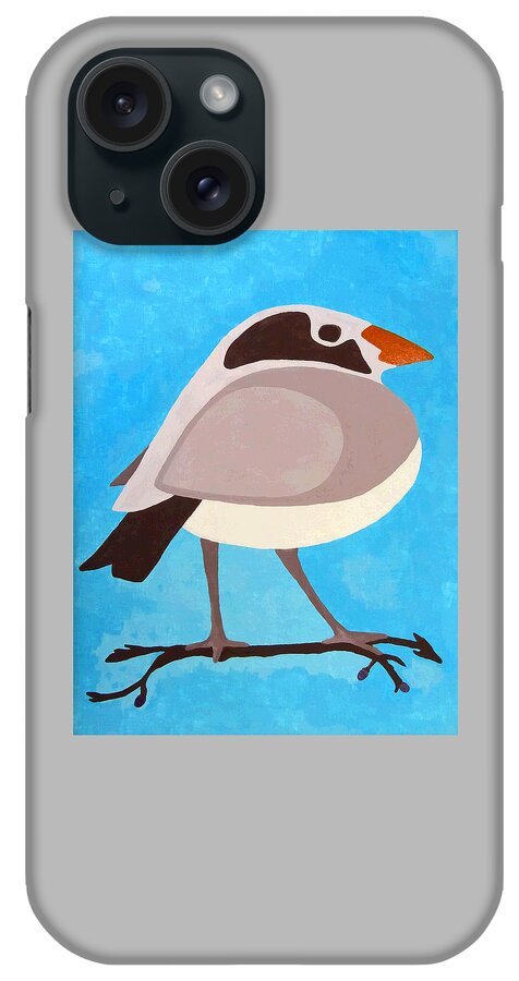 Bird On Branch iPhone Case featuring the painting Bird On Branch by Will Borden