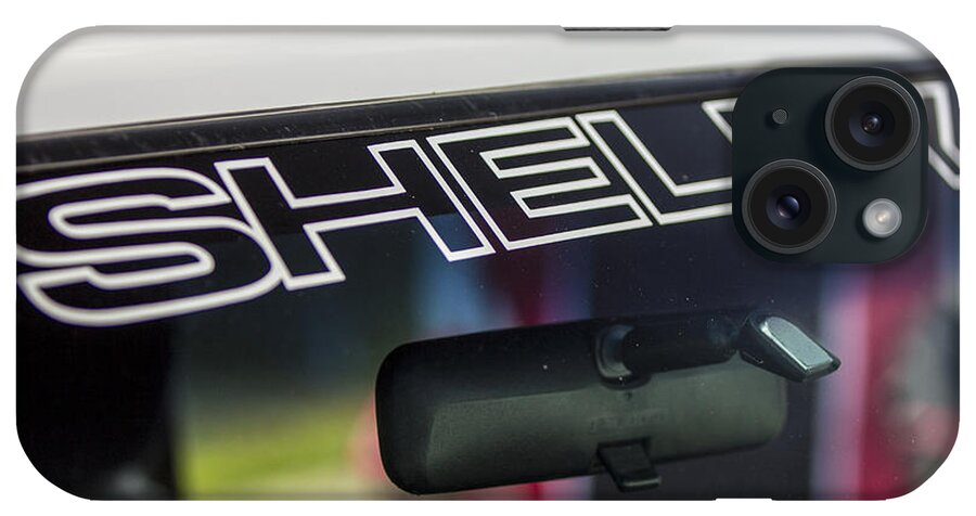 Dodge iPhone Case featuring the photograph Birthday Car - Shelby Windshield by Josh Bryant