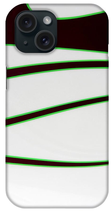 Pin Stripe iPhone Case featuring the photograph Black and Green by Joe Kozlowski