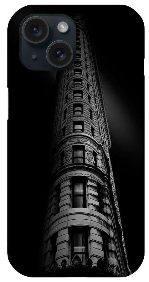  #bw #fineart #flatiron #manhattan #nyc #new York City #nikon #tokina iPhone Case featuring the photograph Black Noir by Johnny Lam