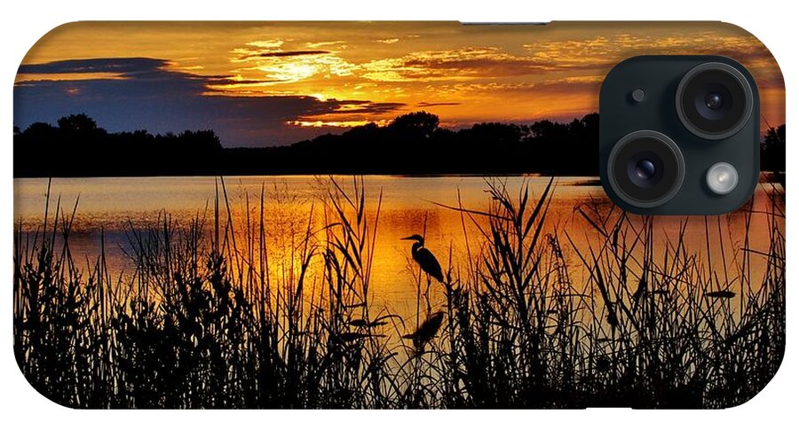 Sun iPhone Case featuring the photograph Blackwater Morning by Bob Geary