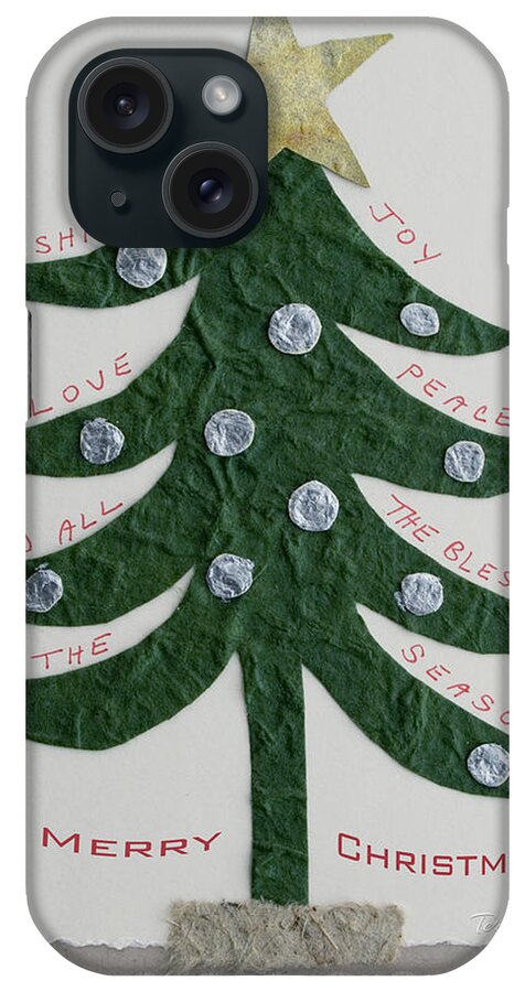 Merry Christmas iPhone Case featuring the photograph Blessing Tree by Terri Harper