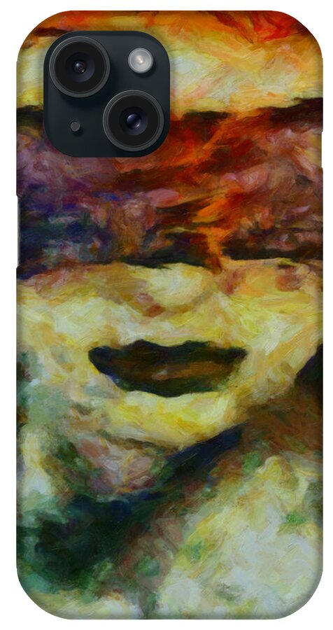 Www.themidnightstreets.net iPhone Case featuring the digital art Blinded By Sorrow by Joe Misrasi