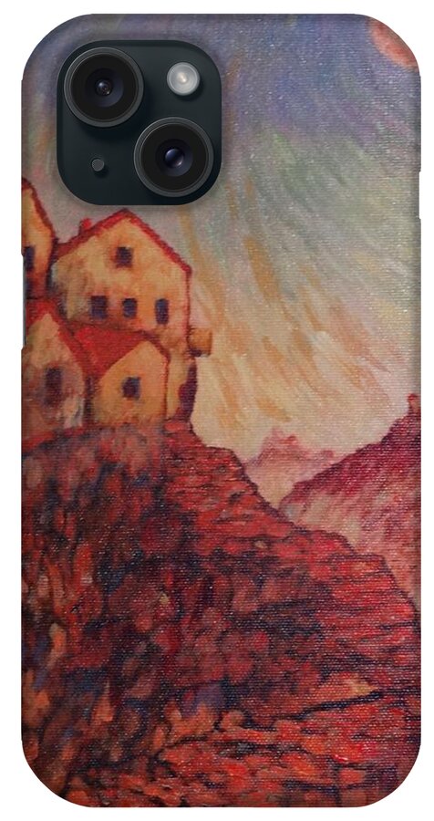 Wholeness iPhone Case featuring the painting True Self Verses Ego False Self by Charles Munn
