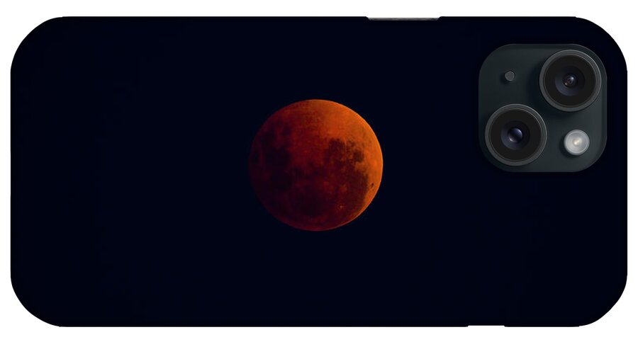 Moon iPhone Case featuring the photograph Bloodmoon 15.04.2014 by Anthony Davey