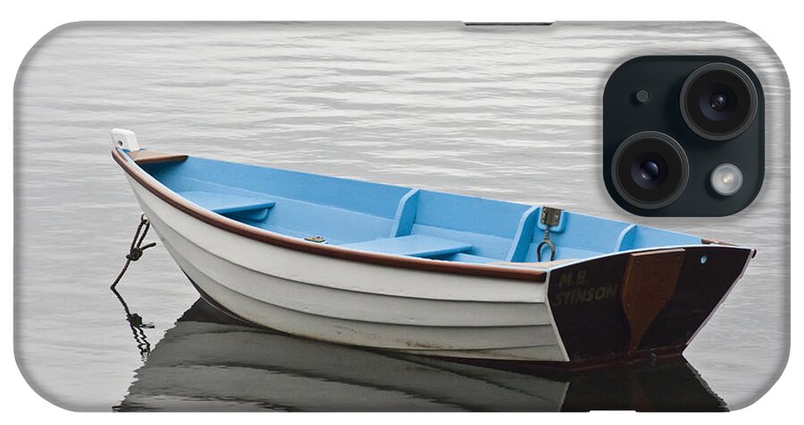 Boat iPhone Case featuring the photograph Blue Boat by Dennis Coates