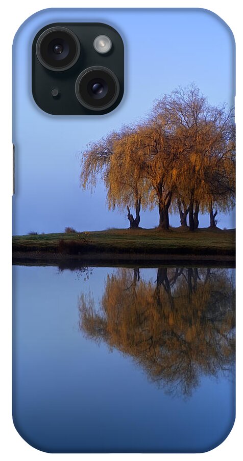 Landscape iPhone Case featuring the photograph Blue Divine by Roman Solar