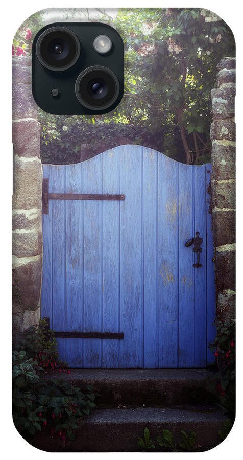 Blue iPhone Case featuring the photograph Blue Gate by Joana Kruse