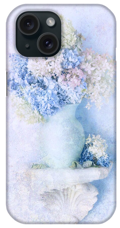 Hydrangea iPhone Case featuring the photograph Blue Hydrangea by Theresa Tahara