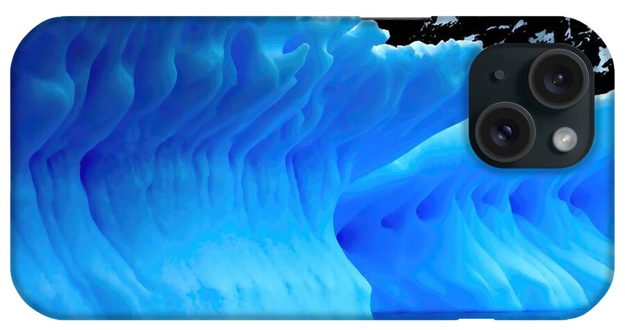 Iceberg iPhone Case featuring the photograph Blue Iceberg by Amanda Stadther