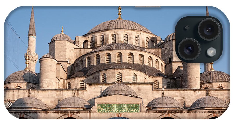 Istanbul iPhone Case featuring the photograph Blue Mosque Domes 01 by Rick Piper Photography