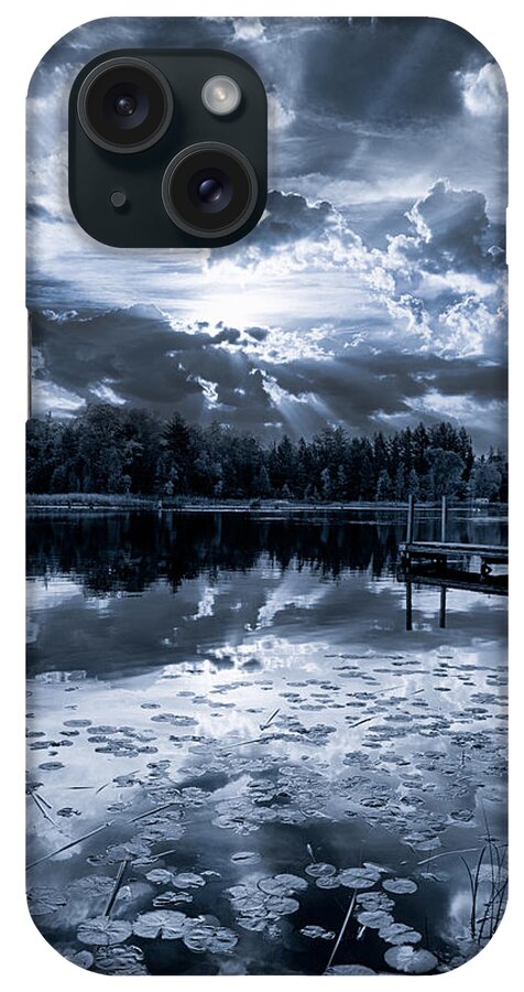 Blue iPhone Case featuring the photograph Blue Sunrise #1 by Gary O'Boyle