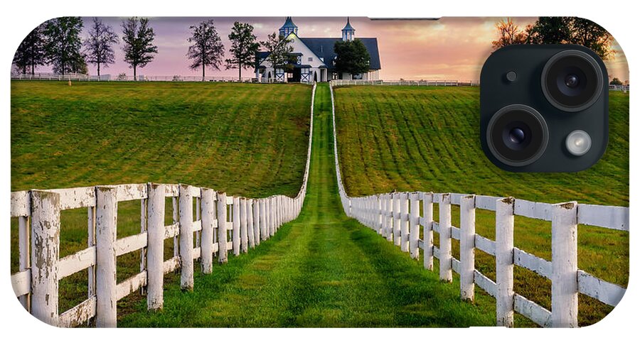 Kentucky iPhone Case featuring the photograph Bluegrass Farm by Anthony Heflin