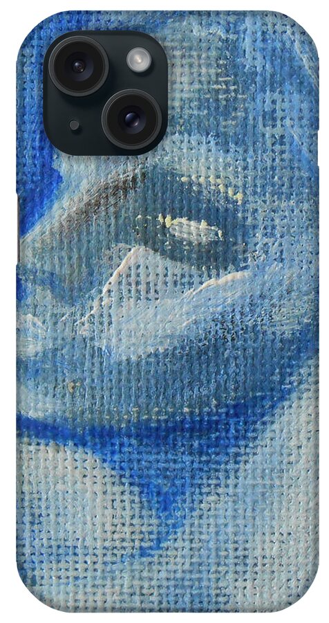 Figurative iPhone Case featuring the painting Blues by Jane See