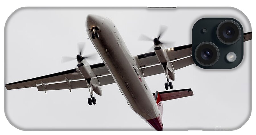 Dhc8 iPhone Case featuring the photograph Bombardier DHC 8 by Steven Ralser
