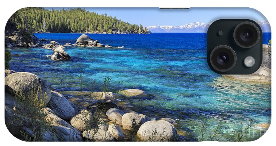 Day iPhone Case featuring the photograph Bonsai Rock Lake Tahoe by Ken Brown