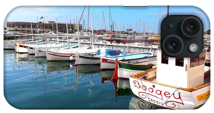 Harbour iPhone Case featuring the photograph Boogey Boat by Jessica Panagopoulos