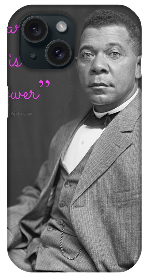 Booker T. Washington 1895 iPhone Case featuring the photograph Booker T. Washington 1895 by Padre Art