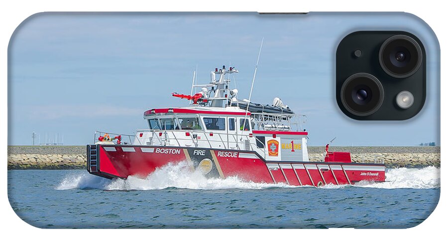 John S. Damrell iPhone Case featuring the photograph Boston Fire Marine 1 by Brian MacLean