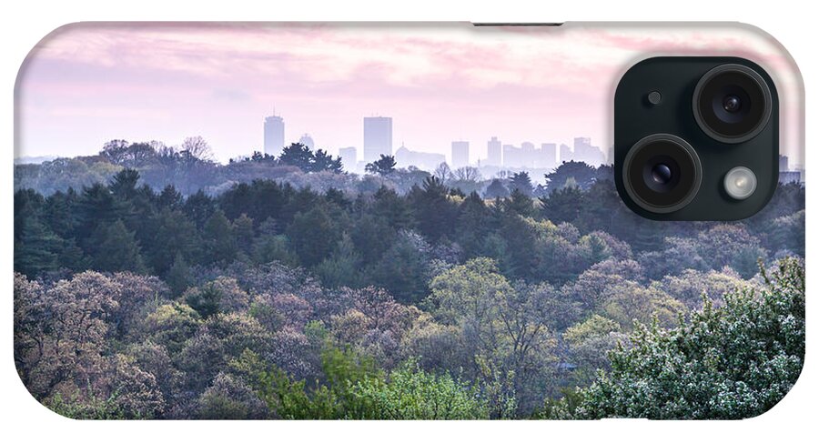 Boston iPhone Case featuring the photograph Boston Skyline from Peters Hill by Susan Cole Kelly