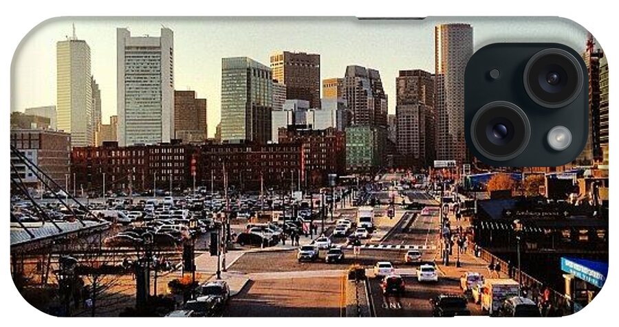 City iPhone Case featuring the photograph Boston Skyline #iphone #iphoneonly by Corey Sheehan