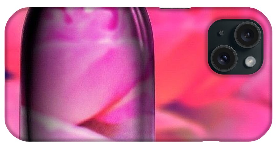 Roses iPhone Case featuring the photograph Bottled Romance A Romantic Rose by Anna Porter