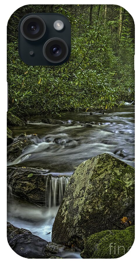 Water iPhone Case featuring the photograph Boulders and Stream by David Waldrop