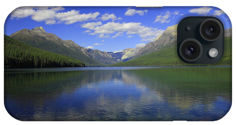 Bowman iPhone Case featuring the photograph Bowman Lake Montana by Kathleen Scanlan