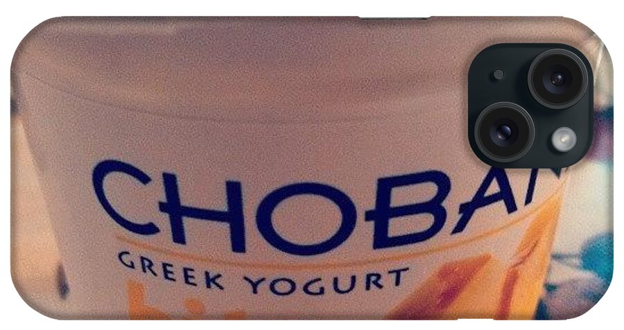 Chobani iPhone Case featuring the photograph Breakfast:) 👍 #chobani #delicious by Sydney O