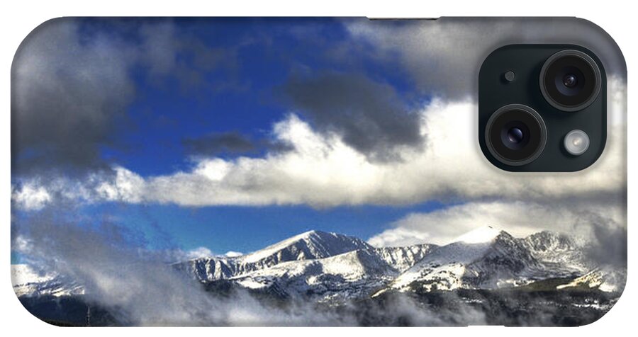 Colorado iPhone Case featuring the photograph Breckenridge in the Clouds by Paul Beckelheimer