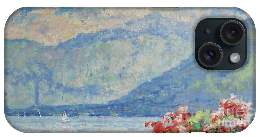 Fresia iPhone Case featuring the painting A Breezy Afternoon by Jerry Fresia